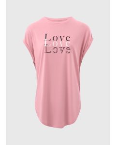 Love Graphic Longline T-Shirt