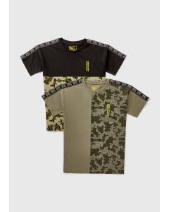 2 Pack Boys Camo T-Shirts