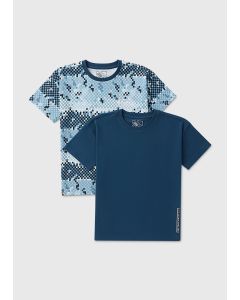 2 Pack Boys Digital Camo T-Shirts