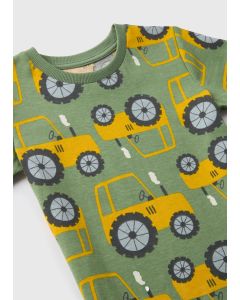 Boys Tractor Print T-Shirt