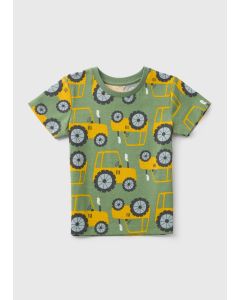 Boys Tractor Print T-Shirt