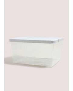 Lid Storage Box (27 Litres)-White