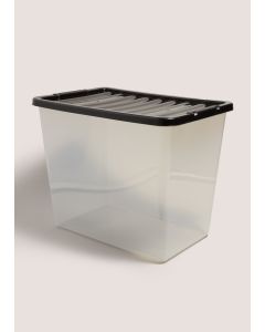 Lid Storage Box (80 Litres)-Black