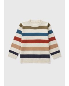 Boys Striped Knitted Jumper