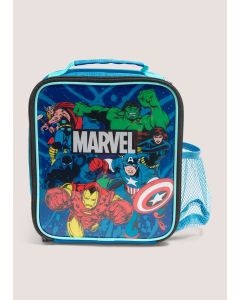 Marvel Lunch Bag & Snack Box-Blue-One Size