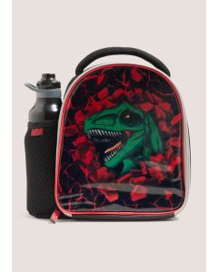 Jurassic Park Lunch Bag & Bottle-Black-One Size