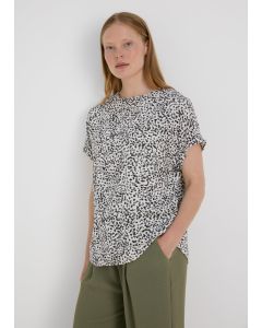 Spot print Pocket Detail T-Shirt