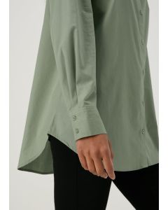 Green Poplin Shirt