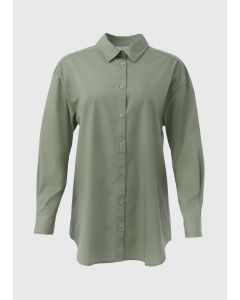 Green Poplin Shirt