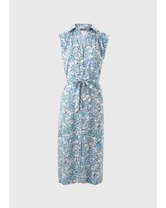 Paisley Midi Shirt Dress