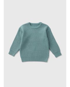 Boys Crew Neck Ribbed Jumper