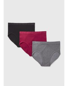 3 Pack Seamless Full Brief Knickers