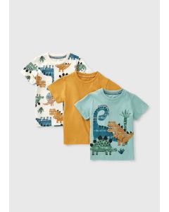 3 Pack Boys Dinosaur T-Shirts