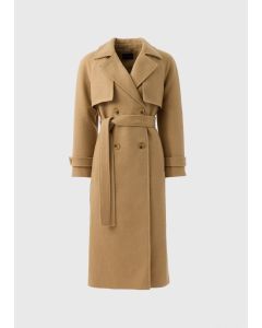 Et Vous Camel Wool Trench Coat