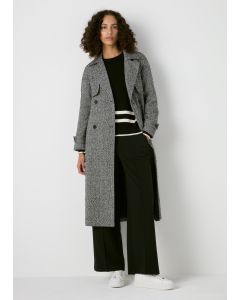 Black & WhiteTrench Coat