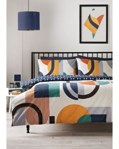 Urban Geometric Pattern Duvet Set