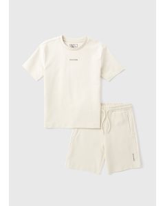 Kids Stone Oversized T-Shirt & Shorts Set