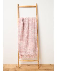 Mottle Throw-Pink-One Size