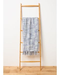 Mottle Throw-Blue-One Size