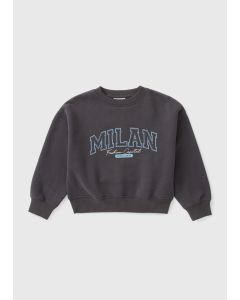 Girls MILAN Slogan Sweatshirt