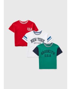 3 Pack Boys Varsity T-Shirts