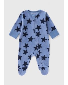 Baby Star Fleece Sleepsuit