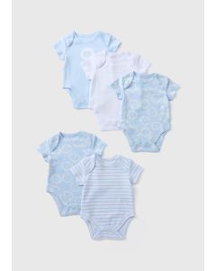 5 Pack Baby Lion Bodysuits