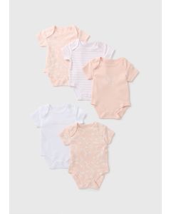 Baby 5 Pack Bunny Bodysuits