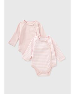 2 Pack Baby Ribbed Bodysuits