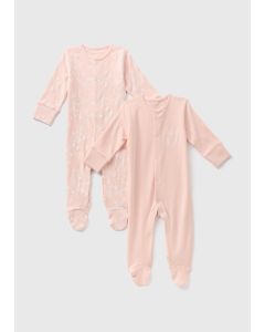 2 Pack Baby Bunny Sleepsuits