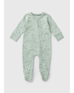 Baby Dinosaur Print Sleepsuit