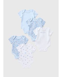 5 Pack Baby Floral Bodysuits