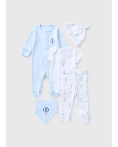 5 Pack Baby Layette Sleepsuit Set