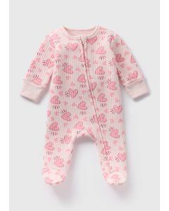 Baby Heart Sleepsuit