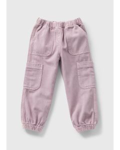 Girls Parachute Cargo Trousers