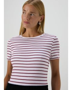 Stripe Fitted T-Shirt