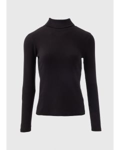 Ribbed Roll Neck Top