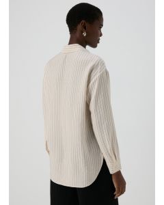 Et Vous Neutral Stripe Airflow Shirt