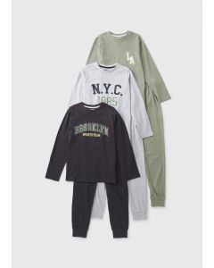 Girls NYC Pyjama Top & Bottom Set