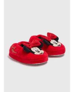 Disney Girls Minnie Mouse Slippers