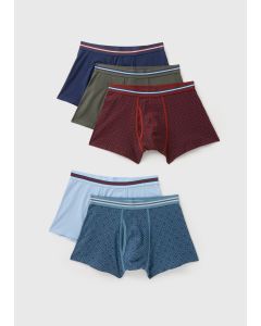 5 Pack Geometric Keyhole Boxers