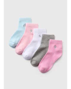 5 Pack Girls Star Socks