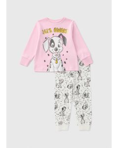 Disney Kids 101 Dalmatians Top & Bottom Pyjama Set