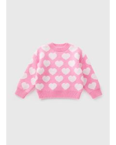 Girls Heart Jumper