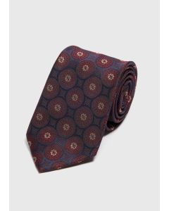 Taylor & Wright Geometric Tie-Marron-One Size