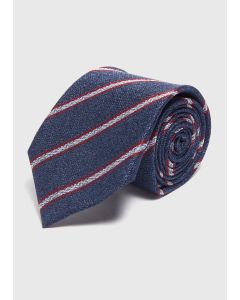 Taylor & Wright Striped Tie-Navy-One Size