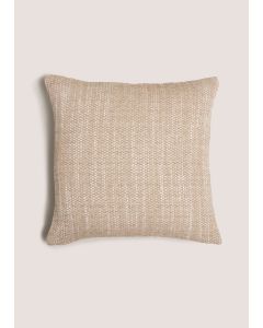 Chenille Cushion-Beige-One Size