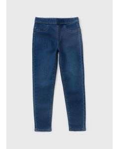 Girls Indigo Dark Wash Jegging