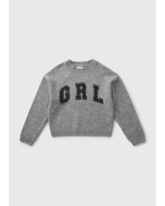 Girls Knit GRL Jumper