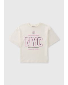 Girls Oversized NYC T-Shirt